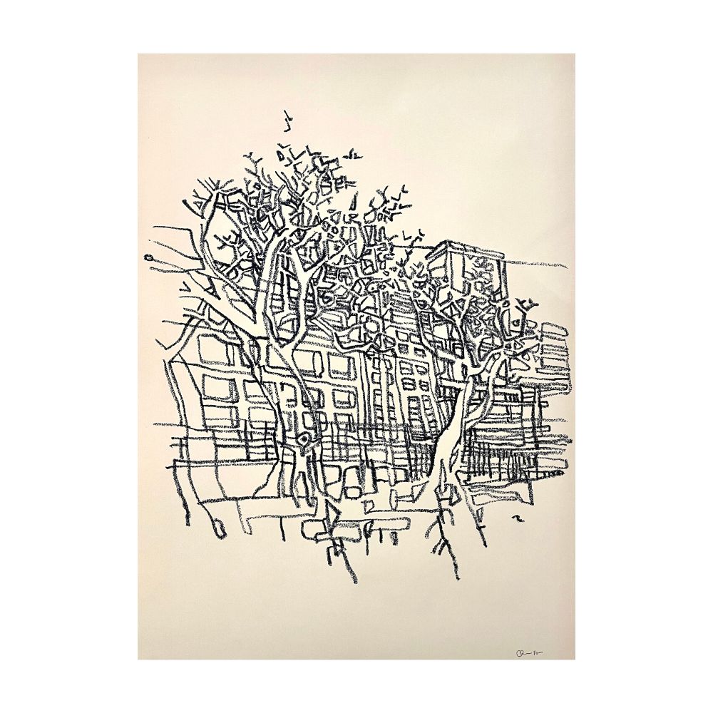 Dorian Denes, Bez tytułu, 2010, rysunek, 76 x 55,5 cm